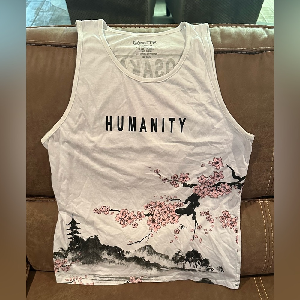 RGSTR Japan Cherry Blossoms Humanity Tank Top